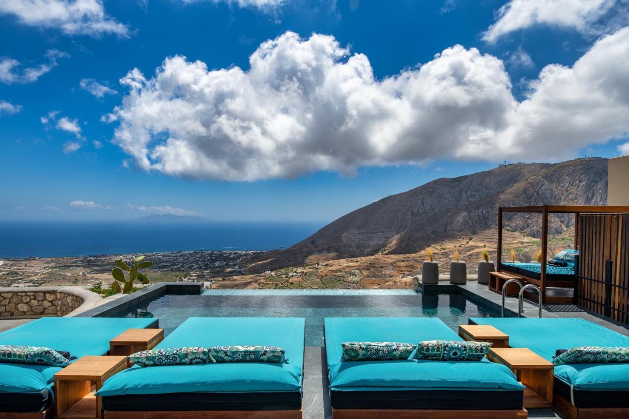 สกายฟอลล์ สวีท - สำหรับผู้ใหญ่เท่านั้น Hotel Pyrgos Kallistis ภายนอก รูปภาพ