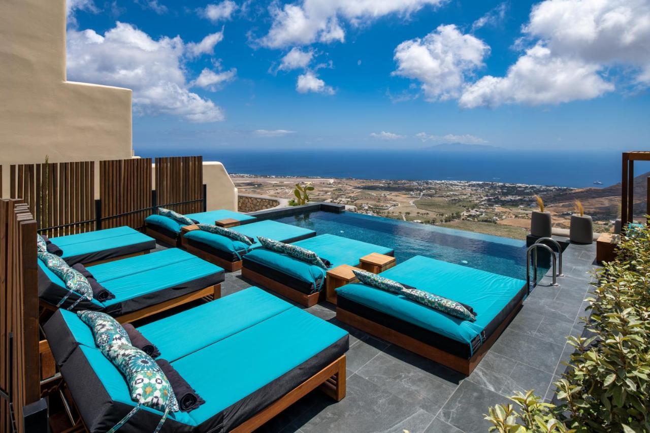 สกายฟอลล์ สวีท - สำหรับผู้ใหญ่เท่านั้น Hotel Pyrgos Kallistis ภายนอก รูปภาพ