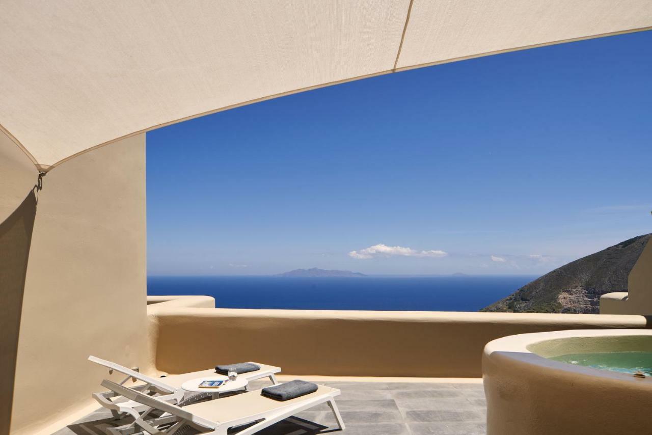 สกายฟอลล์ สวีท - สำหรับผู้ใหญ่เท่านั้น Hotel Pyrgos Kallistis ภายนอก รูปภาพ